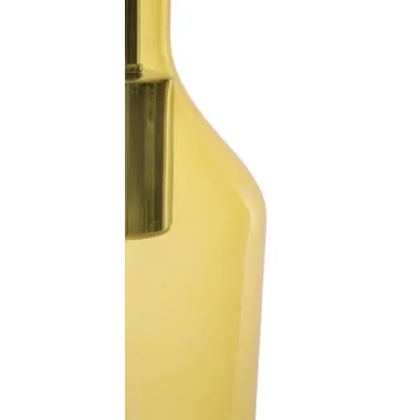 Klosz Sufitowy Bottle Żółty 11x43 cm